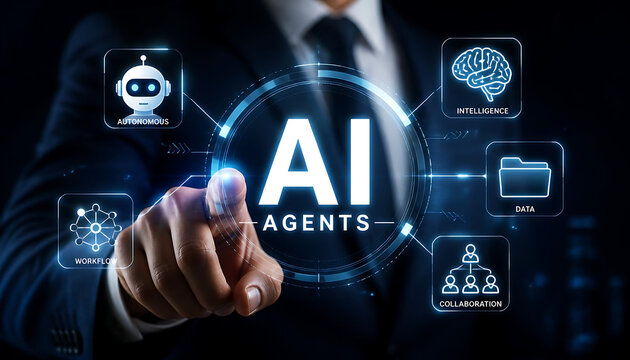 AI agents are autonomous software systems designed to perceive their environment, make decisions, and execute multi-step tasks to achieve specific goals