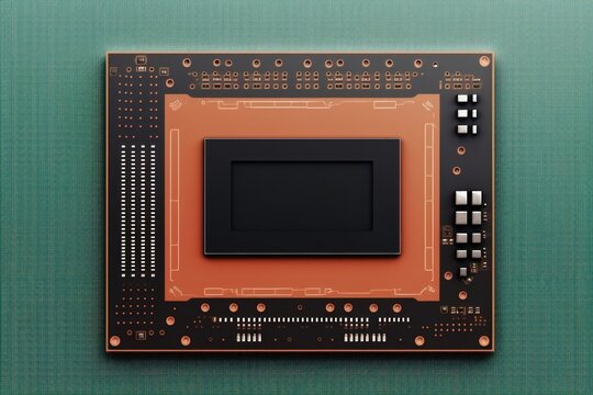 Computer chip microcontroller electronics technology.