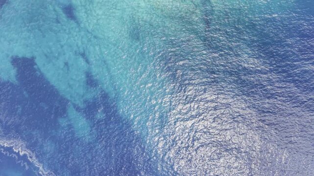 Petani, Kefalonia, Greece, aerial drone view