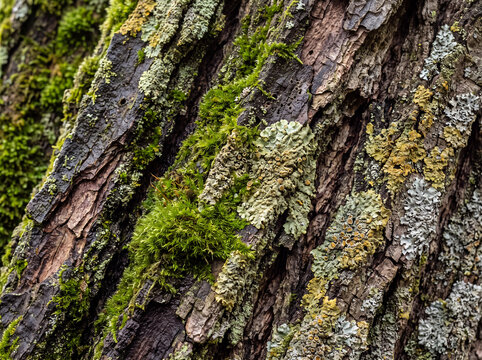 corteza de arbol estilo macro 