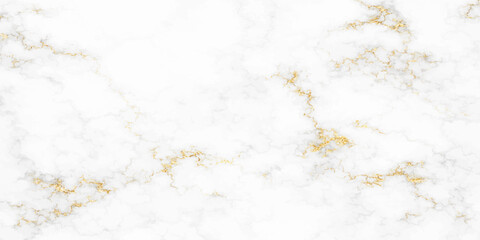 Fototapeta premium A close-up shot reveals the intricate beauty of white marble adorned with delicate veins of gold, showcasing a luxurious and elegant natural pattern.