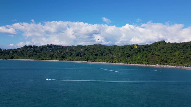 Manuel Antonio parasailing and beaches - Costa Rica aerial view 4
