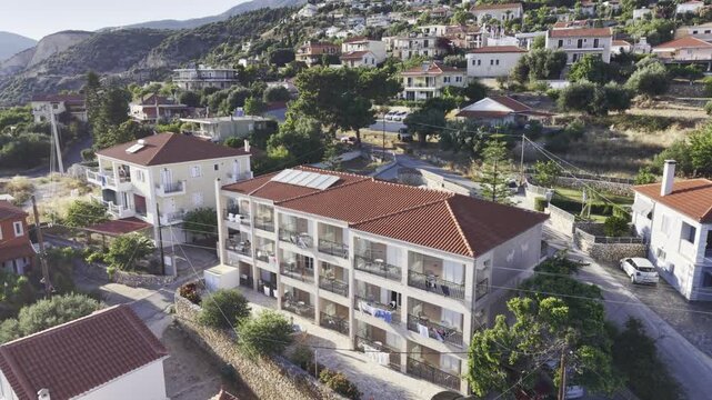 ami, Kefalonia, Greece, aerial drone view