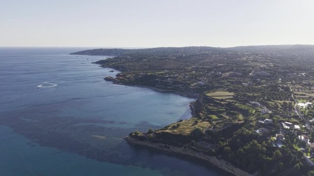 ami, Kefalonia, Greece, aerial drone view