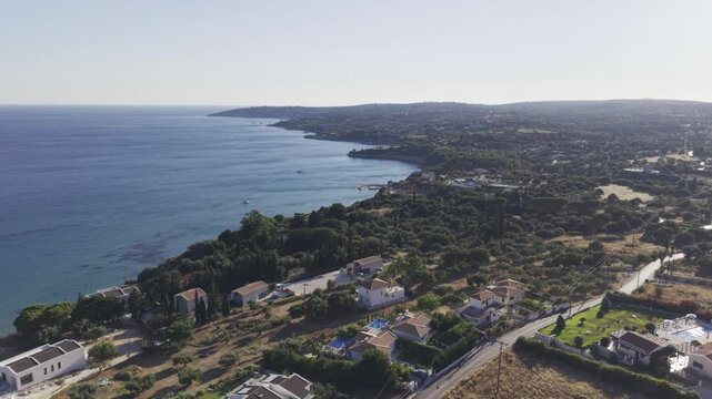 ami, Kefalonia, Greece, aerial drone view