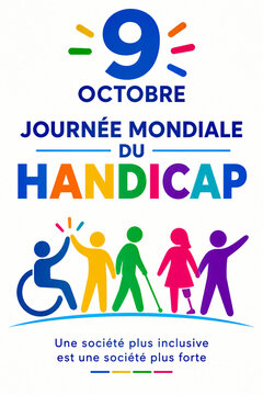 Affiche Journ&eacute;e mondiale du handicap