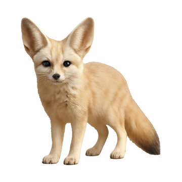 PNG Cute fennec fox standing