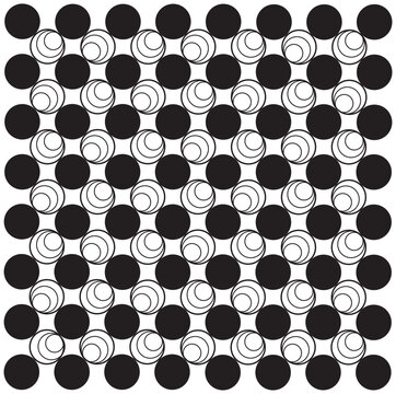 simple black and white pattern design geometrical shapes wallpaper minimal line art Digital paper, textile print, abstract background illustration
