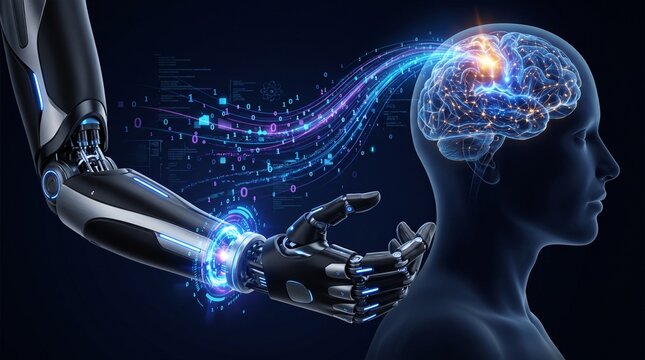 Conceptual Visualization Brain-Controlled Bionic Arm