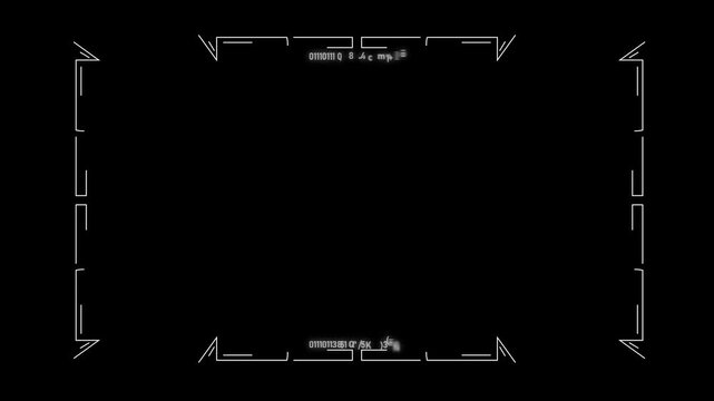 Futuristic Digital HUD Interface Overlay