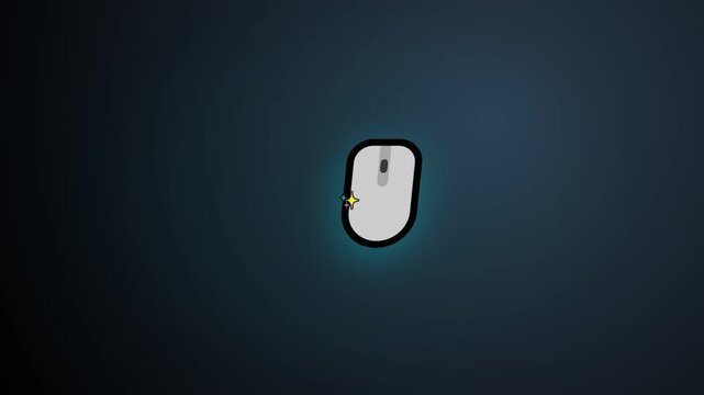 computer mouse illustration video