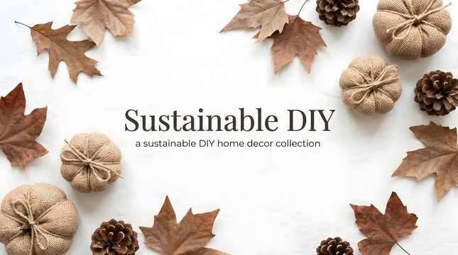 Sustainable DIY Autumn Home Decor Collection