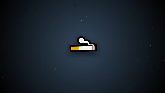 cigarette illustration video