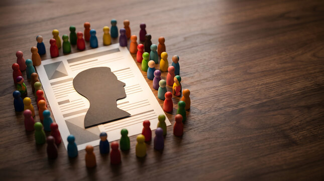 Equal Opportunity Hiring and Inclusive Recruitment Concept on Desk