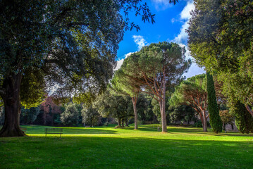 Obraz premium Amazing park by villa Lante
