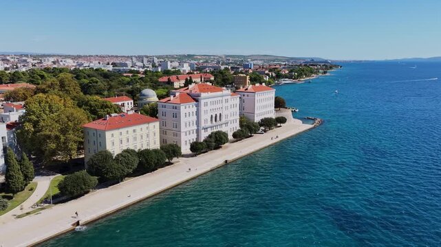 Buildings Along the Zadar Waterfront, Croatia