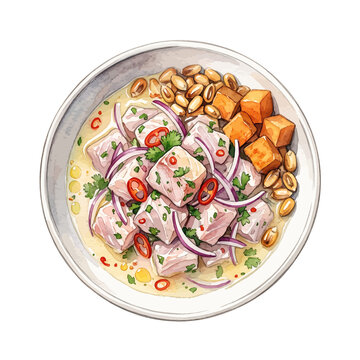 Peruvian Ceviche Clasico.svg
