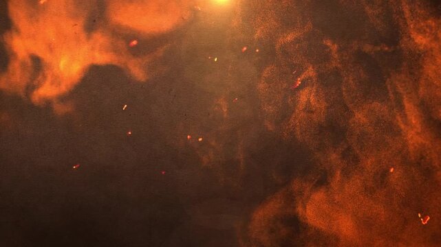 abstract background with particles glow and mystery haze