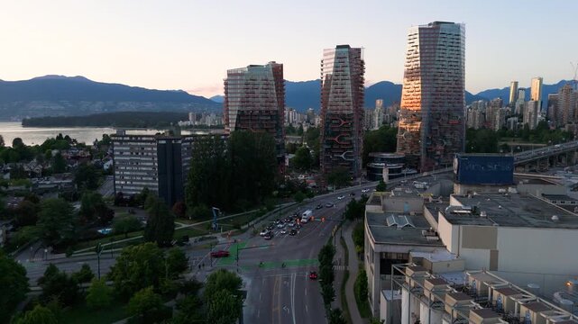 Senakw buildings in Vancouver