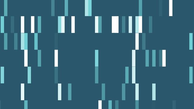 Abstract background featuring animated vertical lines moving across screen in blue and white tones creating digital modern seamless loop motion graphic for various tech usage.