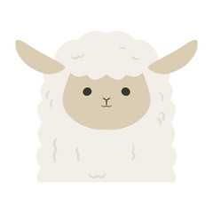 Obraz premium Cute Cartoon llama Illustration
