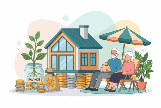 Retirement Fund Savings and Plan Illustration