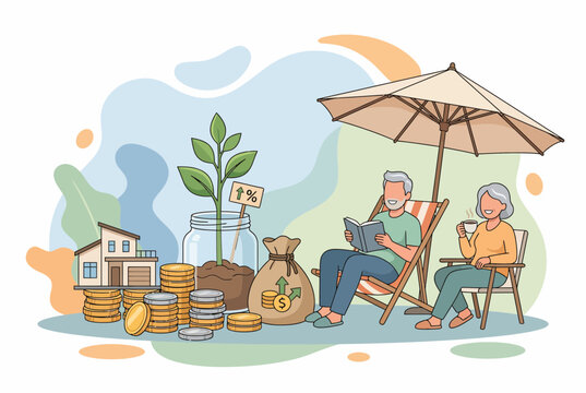 Retirement Fund Savings and Planning for Senior Couple Prosperity