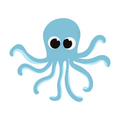 Cute Octopus Cartoon Illustration © danputra