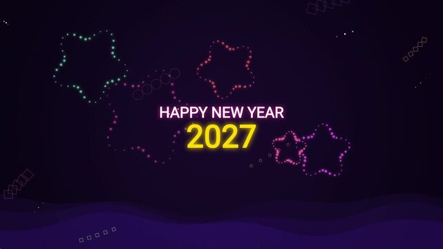 Abstract background happy new year