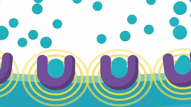 Neuronal Synapse and Neurotransmitter Transmission Vector Illustration
