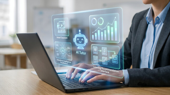 AI powered education assistant with virtual classroom and personalized learning analytics