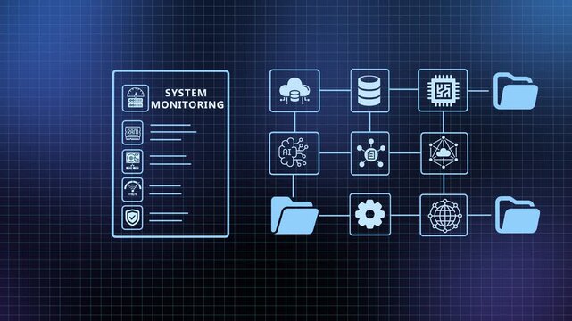 System Monitoring Interface for Server Health, Infrastructure Status and Operational Diagnostics.