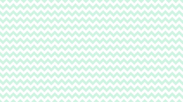 Seamless scrolling mint and green chevron pattern, looping animated background for video titles and streams, 4K 58 seconds