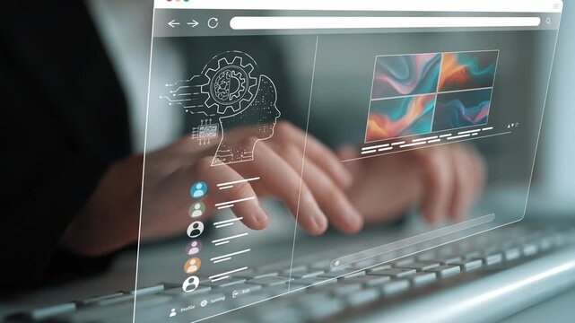 AI image generator interface enables image, AI, and generator process by converting user prompt into visual content using intelligent algorithms Marrow