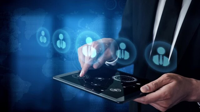 Digital recruitment and online hiring, virtual headhunting, smart recruitment platforms, talent acquisition solutions, and digital HR tools for modern workforce management. Muxer