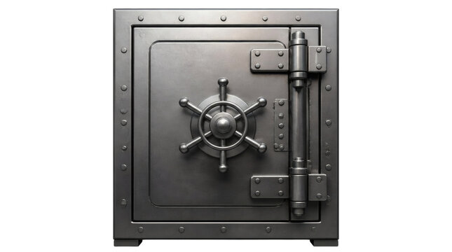 Heavy Duty Steel Bank Vault Door with Combination Lock Wheel
