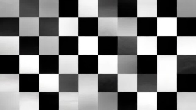 Black and white checkered pattern background, black and white checkered dynamic background