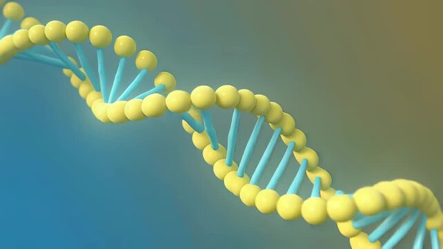 DNA Double Helix Animation 4K Generative AI