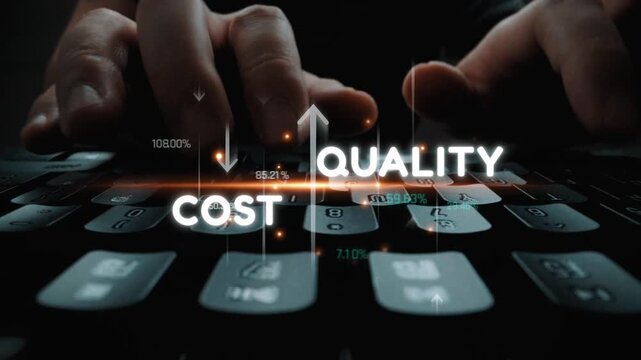 Increase quality and reduce cost represent quality, cost, and performance optimization for business strategy and resource efficiency Marrow