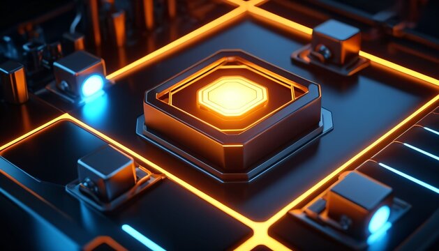 Small Energy Chip Embedded in Digital Circuit Platform