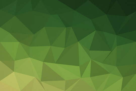Polygon gradient background in forest green low poly gradient