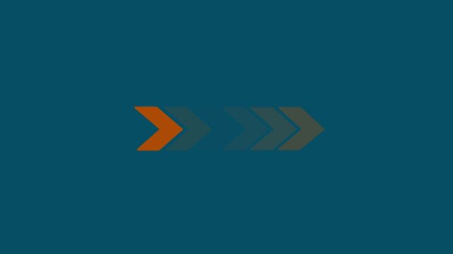 Arrow icon concept animation, arrows sign left to right animation concept. Animated arrows for the overlay video layer. arrow loop animation right direction concept.