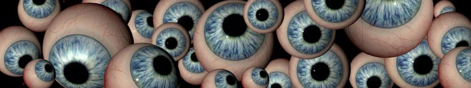 Ultra Wide HD Eyeballs Halloween 01