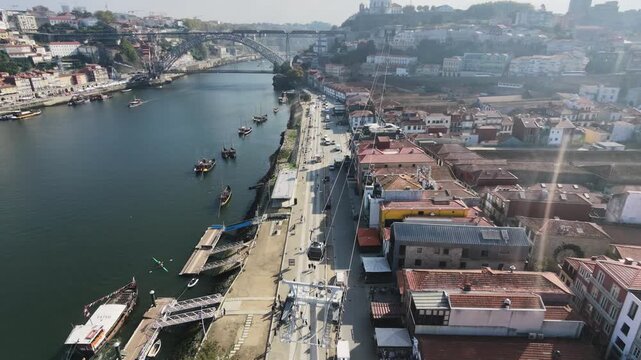 Telef&eacute;rico Porto Drone Ponte D Luis 