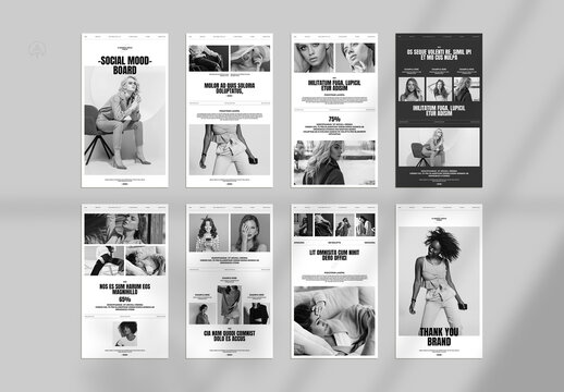 Social Mood Board Template