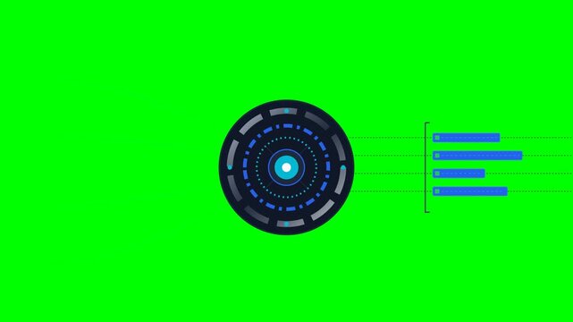 4K commercial motion graphics visualization of an ERP system automatically transforming scattered financial transactions into a unified financial overview, rendered on a standard professional #00FF00 
