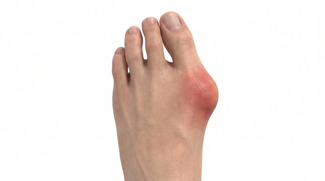 Human Foot Hallux Valgus Bunion Deformity Anatomical Model