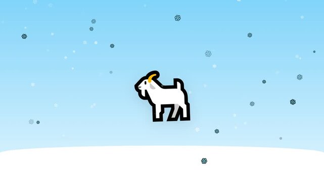 goat illustration video