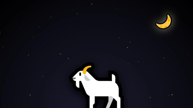 goat illustration video