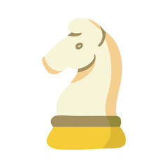 Business Strategy Chess Knight Icon © nikagraphic